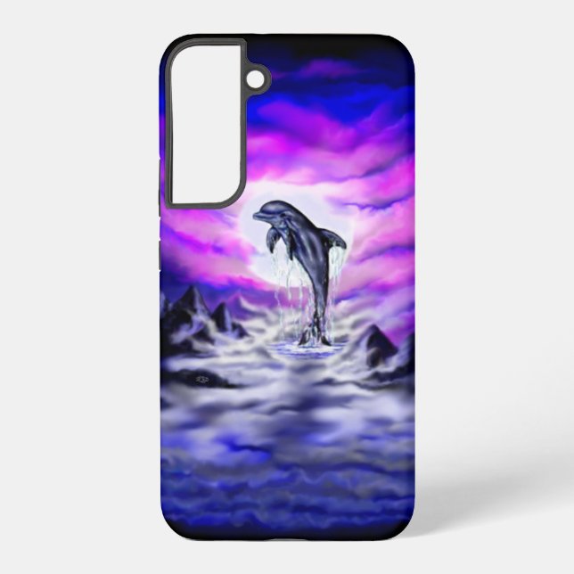 Funda Para Samsung Galaxy Delfín lúfono (Reverso )