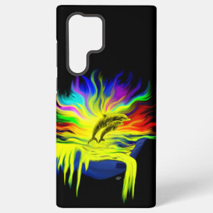 Funda Para Samsung Galaxy S22 Ultra Delfines en el sol con mano