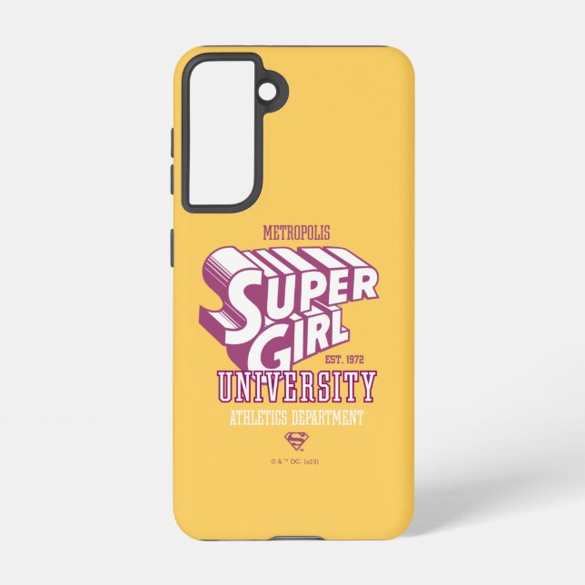 Funda Para Samsung Galaxy Departamento de Atletismo de la Superchica Metropo (Reverso )