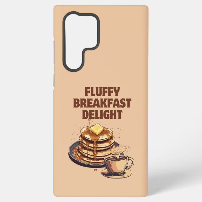 Funda Para Samsung Galaxy Desayuno Fluffy Pancake Delight (Reverso )