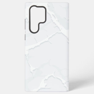Funda Para Samsung Galaxy S22 Ultra Desecho de mármol blanco elegante