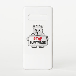 Funda Para Samsung Galaxy S10 Detener el oso polar triste comercial