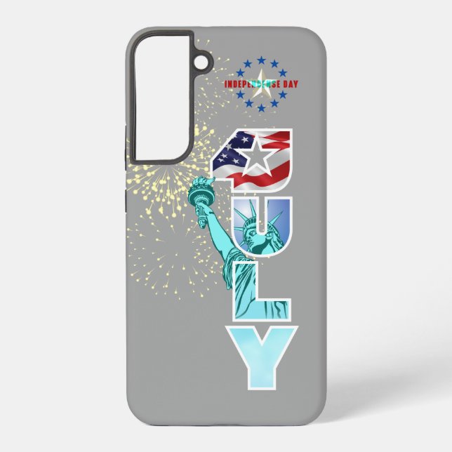 Funda Para Samsung Galaxy Día de la Independencia | (Reverso )