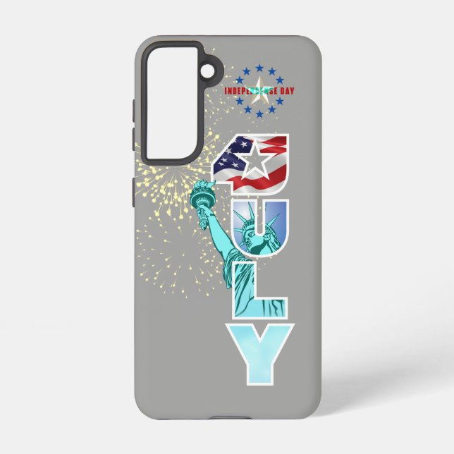 Funda Para Samsung Galaxy Día de la Independencia | (Reverso )