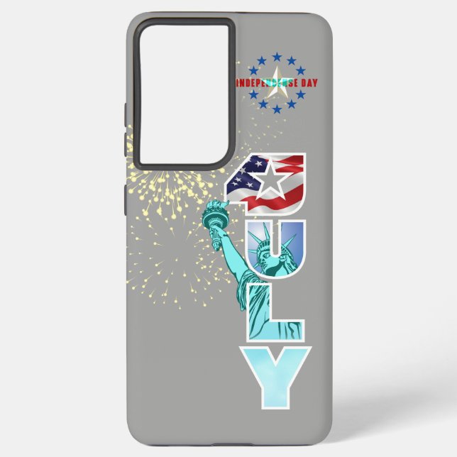 Funda Para Samsung Galaxy Día de la Independencia | (Reverso )