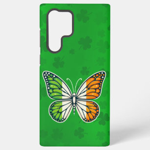 Funda Para Samsung Galaxy S22 Ultra Día de San Patricio mariposa irlandesa