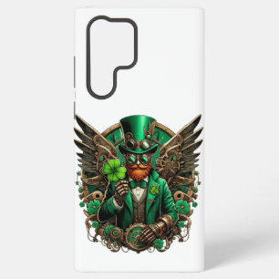 Funda Para Samsung Galaxy S22 Ultra Día de San Patricio steampunk trébol