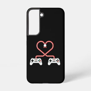 Funda Para Samsung Galaxy S22 Día de San Valentín De Video Gamer Con Corazón De 