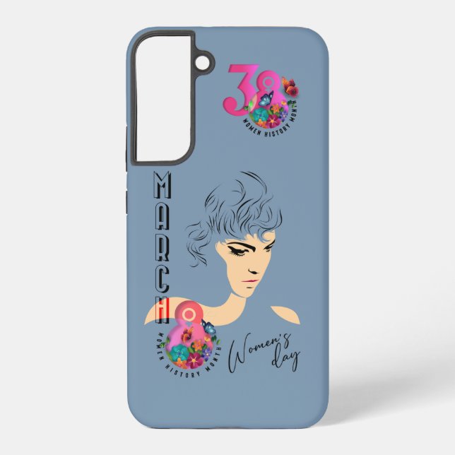 Funda Para Samsung Galaxy Día Internacional de la Mujer | (Reverso )