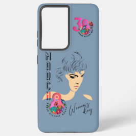 Funda Para Samsung Galaxy S21+ Día Internacional de la Mujer |