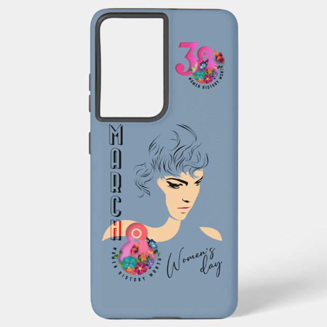 Funda Para Samsung Galaxy Día Internacional de la Mujer | (Reverso )