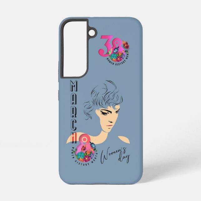 Funda Para Samsung Galaxy Día Internacional de la Mujer | (Reverso )