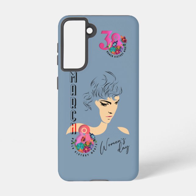 Funda Para Samsung Galaxy Día Internacional de la Mujer | (Reverso )