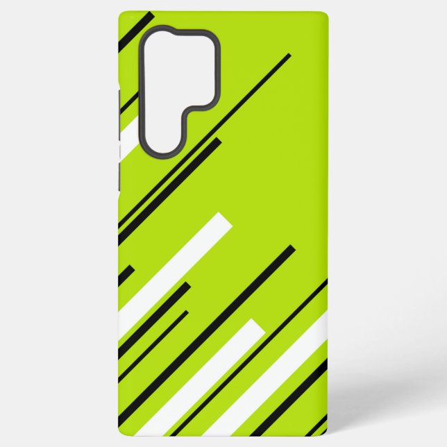 Funda Para Samsung Galaxy Diagonals - Lime Green (Reverso )