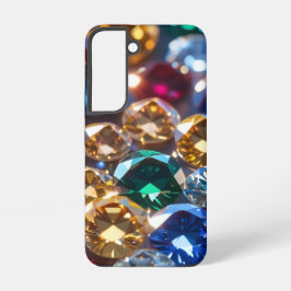 Funda Para Samsung Galaxy S22 Diamantes De Muchos Colores