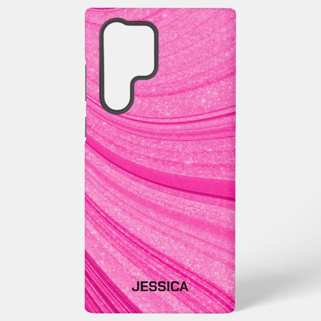 Funda Para Samsung Galaxy Diamantina rosada (Reverso )