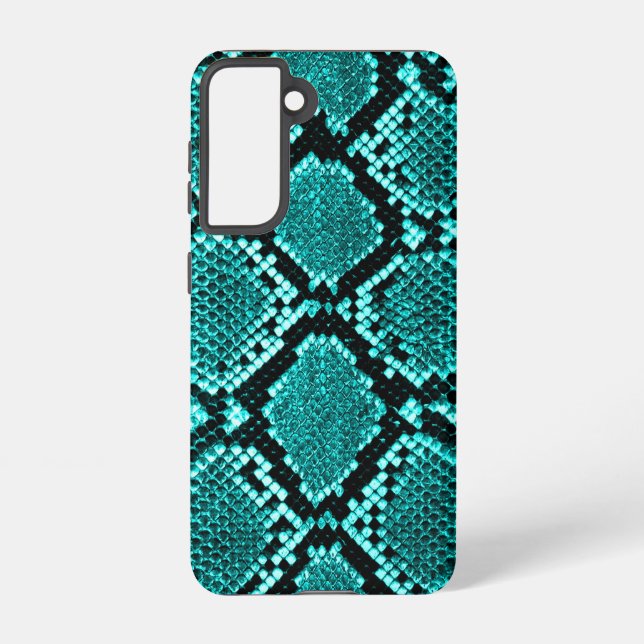 Funda Para Samsung Galaxy Diamond Rattlesnake Snake Skyaqua (Reverso )