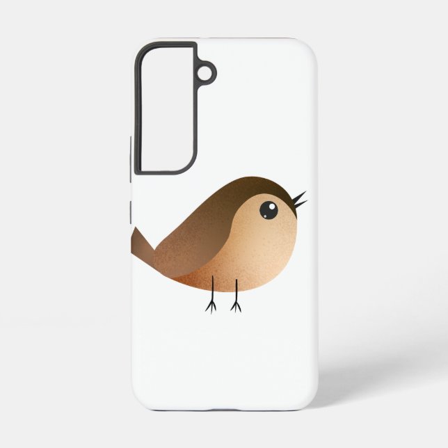 Funda Para Samsung Galaxy Dibujo de pájaro gorrión (Reverso )