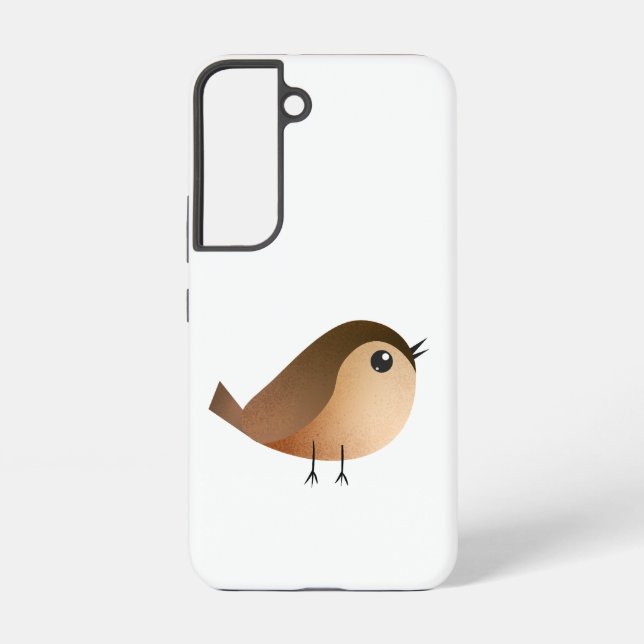 Funda Para Samsung Galaxy Dibujo de pájaro gorrión (Reverso )