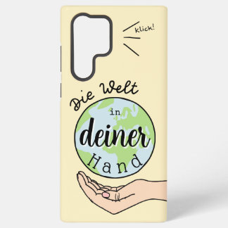 Funda Para Samsung Galaxy S22 Ultra Die Welt in deiner Hand
