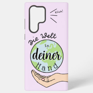 Funda Para Samsung Galaxy S22 Ultra Die Welt in deiner Hand