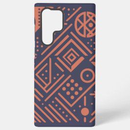 Funda Para Samsung Galaxy S22 Ultra Diseño abstracto con formas geométricas