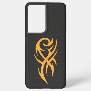 Funda Para Samsung Galaxy S21 Ultra Diseño de arte de línea inspirado en tatuajes clás