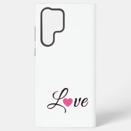Funda Para Samsung Galaxy S22 Ultra Diseño de corazón punteado minimalista