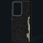 Funda Para Samsung Galaxy S21 Ultra Diseño de Elefantes de Flor Retro Colorido<br><div class="desc">Flores retro en forma de elefante. Decorado con imágenes de trozos de diamantes. El diseño está disponible en otros productos y puede solicitarse en cualquier producto que Zazzle ofrezca.</div>