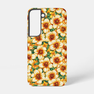 Funda Para Samsung Galaxy S22 Diseño de Flor de Primavera Suave Estético Floral