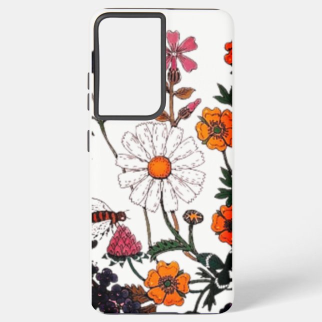Funda Para Samsung Galaxy diseño de flor ultrafunda samsung galaxys21 (Reverso )