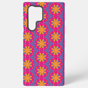 Funda Para Samsung Galaxy S22 Ultra Diseño de flores geométricas coloridas