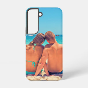 Funda Para Samsung Galaxy S22 Diseño de fotos románticas personalizadas