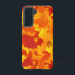 Funda Para Samsung Galaxy S21 Diseño de hojas brillantes y soleadas de otoño<br><div class="desc">Diseño de hojas brillantes y soleadas de otoño</div>