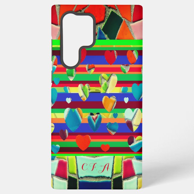 Funda Para Samsung Galaxy Diseño de mosaicos (Reverso )
