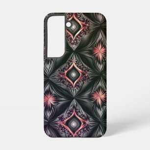 Funda Para Samsung Galaxy S22 Diseño de ojos de joyas rosas y negras