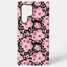 Diseño de patrón floral de flor de cerezo