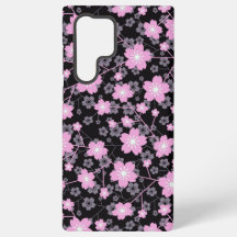Diseño de patrón floral de flor de cerezo