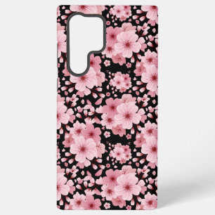 Funda Para Samsung Galaxy S22 Ultra Diseño de patrones florales de cerezo Blossom