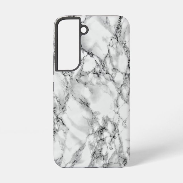 Funda Para Samsung Galaxy Diseño de Piedra de Mármol Blanco (Reverso )