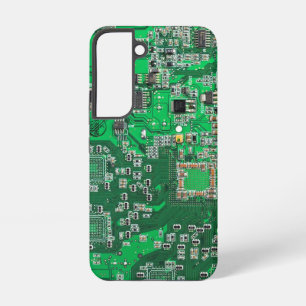 Funda Para Samsung Galaxy S22 Diseño de placa de circuito PCB verde para profesi