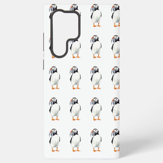 Funda Para Samsung Galaxy Diseño de Puffin / (Reverso )