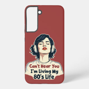 Funda Para Samsung Galaxy S22+ Diseño de retroceso de música retro nostálgica de