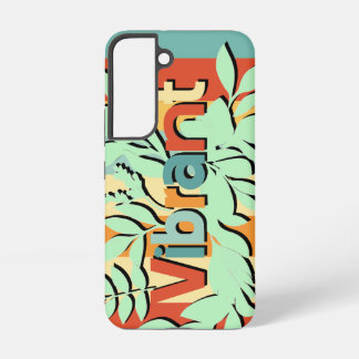 Funda Para Samsung Galaxy S22 Diseño de texto colorido y vibrante