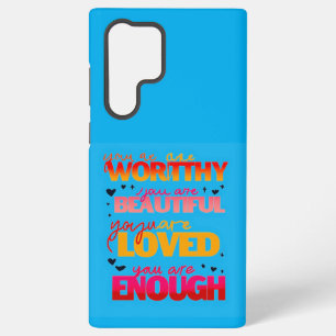 Funda Para Samsung Galaxy S22 Ultra Diseño de tipografía motivacional