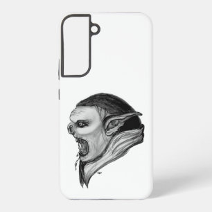 Funda Para Samsung Galaxy S22+ Diseño de Troll en Blanco y Negro