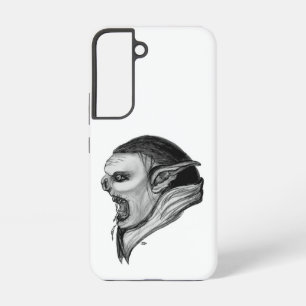 Funda Para Samsung Galaxy S22 Diseño de Troll en Blanco y Negro