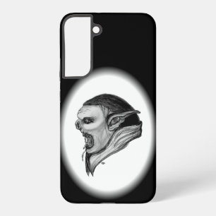 Funda Para Samsung Galaxy S22+ Diseño de Troll en Blanco y Negro