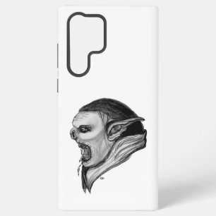 Funda Para Samsung Galaxy S22 Ultra Diseño de Troll en Blanco y Negro