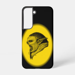 Funda Para Samsung Galaxy S22 Diseño de Troll Negro y Amarillo